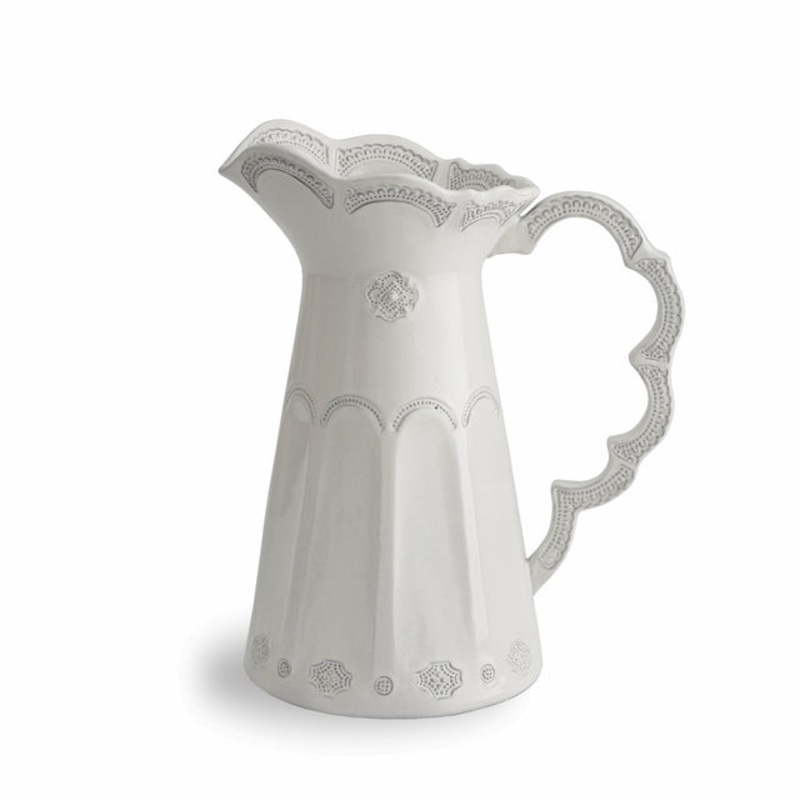 ARTE ITALICA: Merletto Antique Scalloped Pitcher