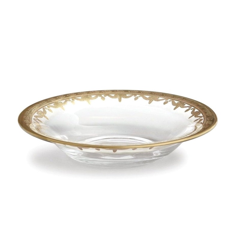 ARTE ITALICA: Vetro Gold Pasta/Soup Bowl