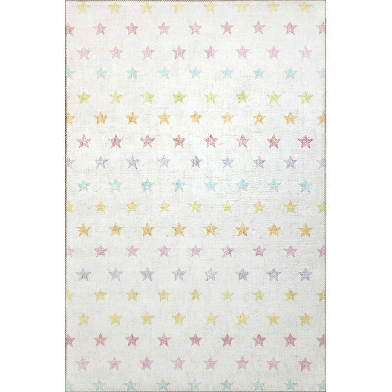 Dynamic KIDZ 8084 Machine-Made Stars Children Area Rug