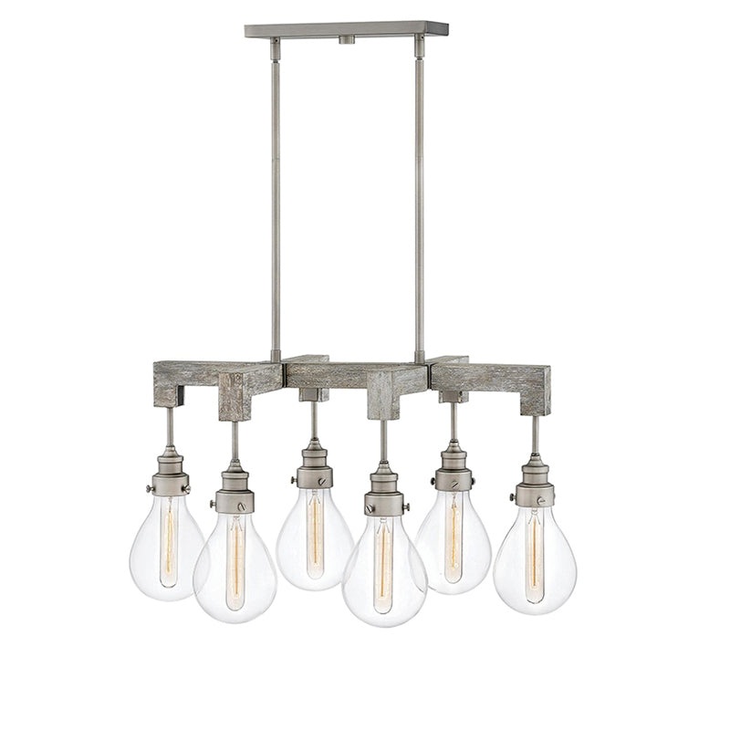 Hinkley 3268 Denton 6-lt 30″ LED Linear Suspension Light