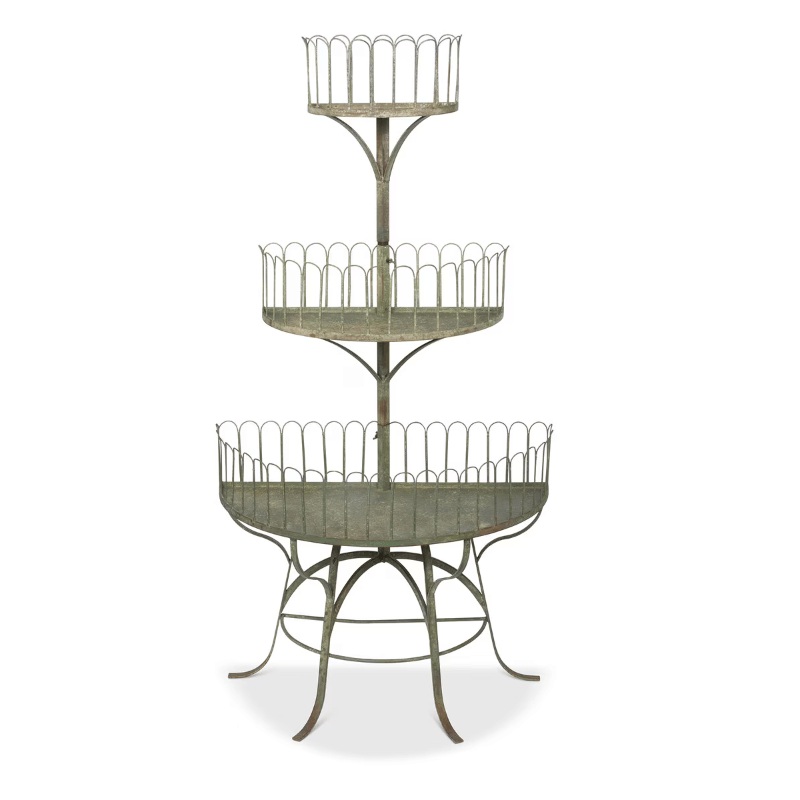 Iron Conservatory Tiered Shelf