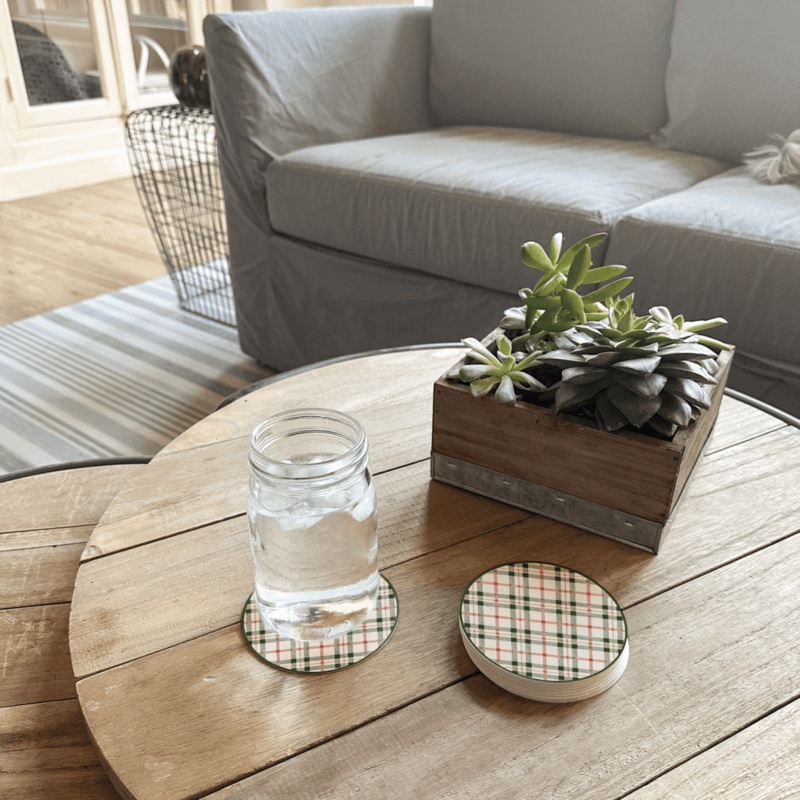 Noelle Coaster (Set of 8) | Cream – Premium Vinyl Mat