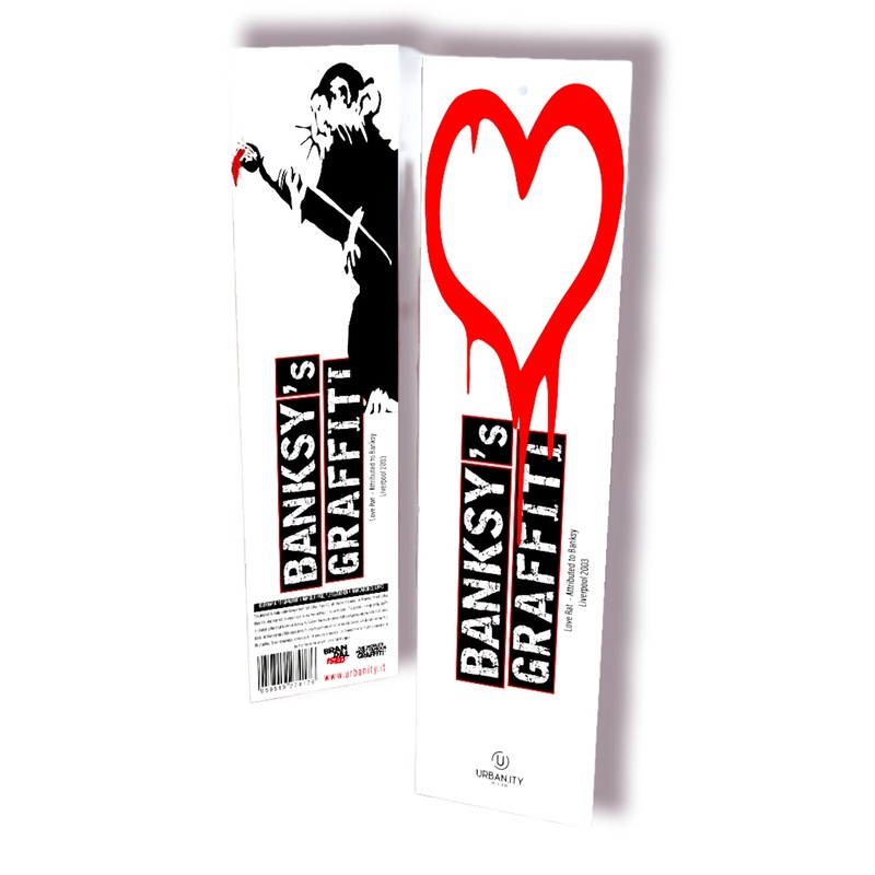 Banksy bookmark Love Rat