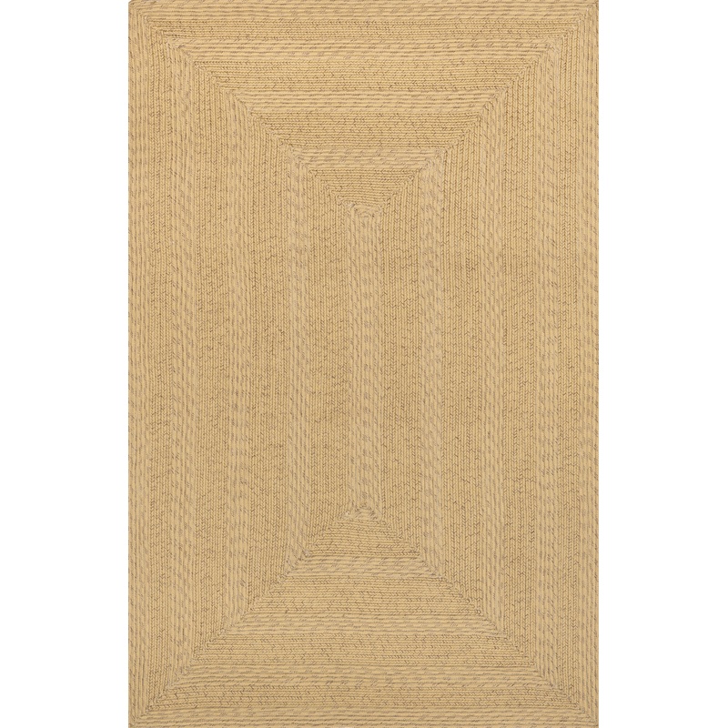 Braided Texture Indoor/Outdoor Rug | Tan