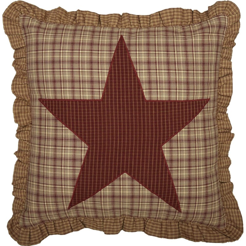 Dawson Star Applique Pillow 18×18