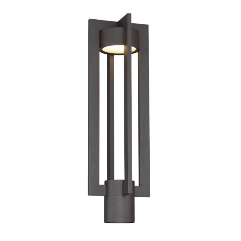 dweLED PM-W48620 Chamber 20″ Tall LED Outdoor Post Lantern