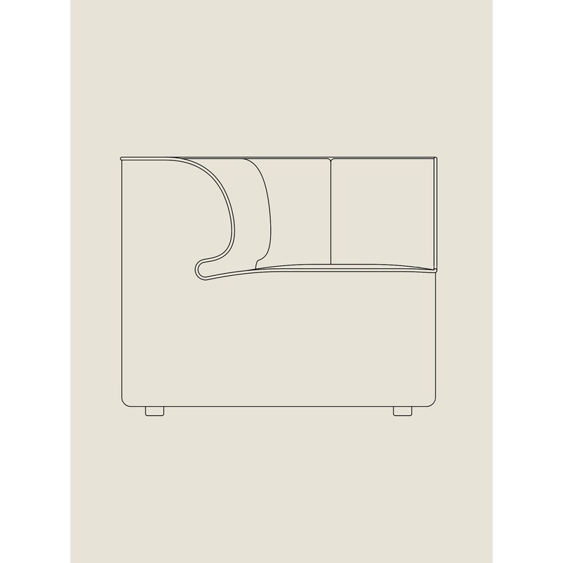 Eave Seamline Modular 34″ Corner – Custom
