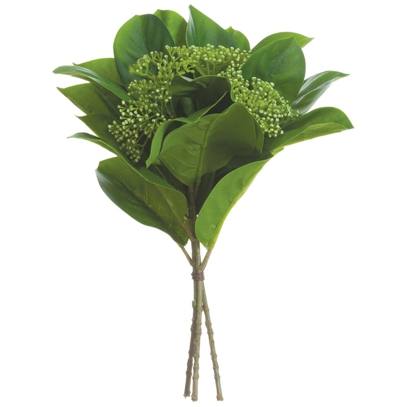 Faux Lemon Leaf Bunch