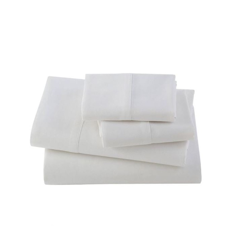 Kassatex Sateen White Sheet Set