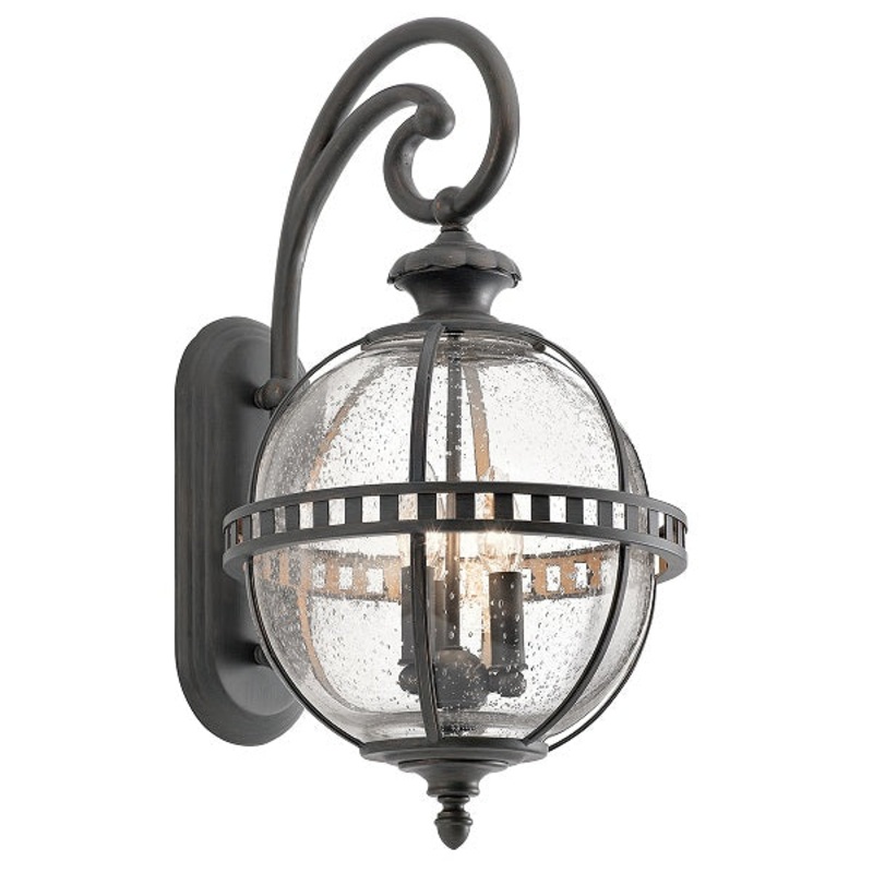 Kichler 49601 Halleron 3-lt Outdoor Wall Lantern