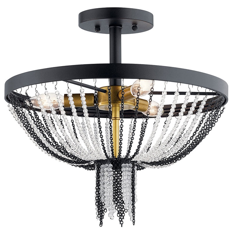 Kichler 52049 Alexia 3-lt 16″ Semi Flush