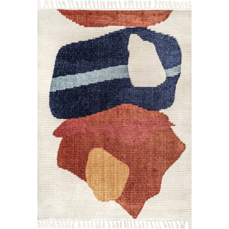 Rhea Modern Abstract Rug | Beige