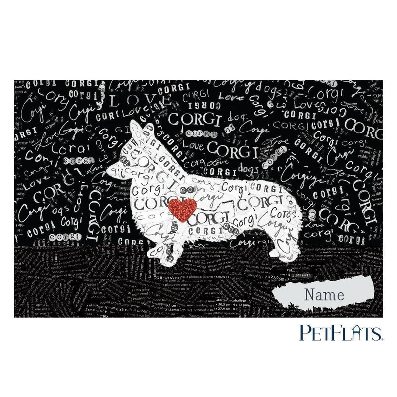 Custom Corgi PetFlat – Premium Vinyl Mat