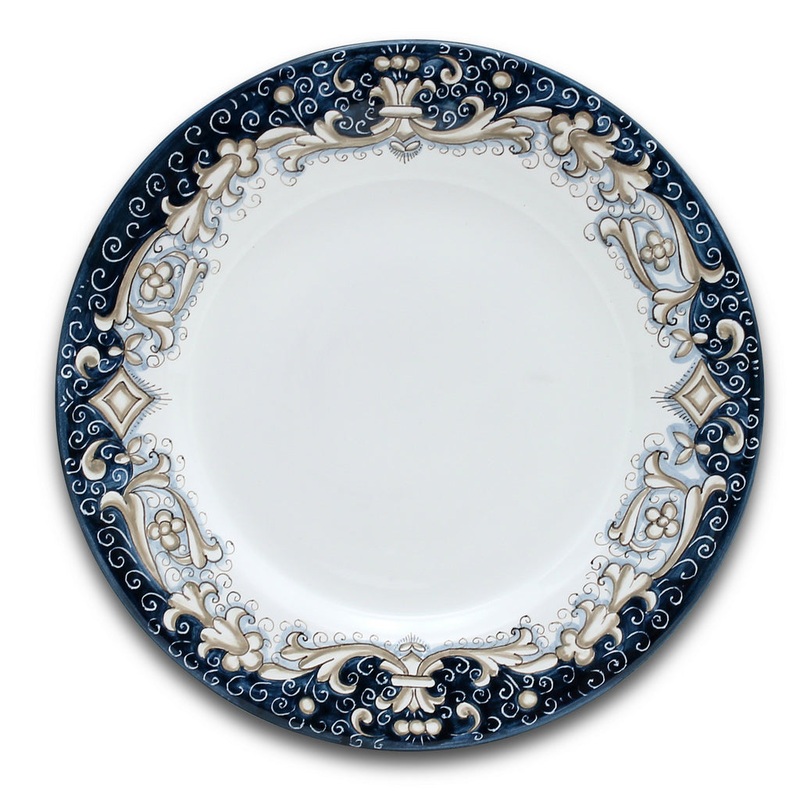 DERUTA COLORI: Dinner Plate – BLUE ANTICO