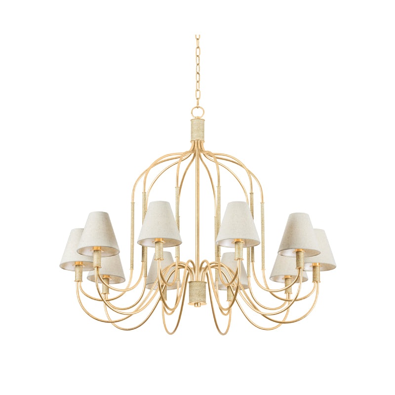 Hudson Valley 5744 Warrensburg 10-lt 44″ Chandelier