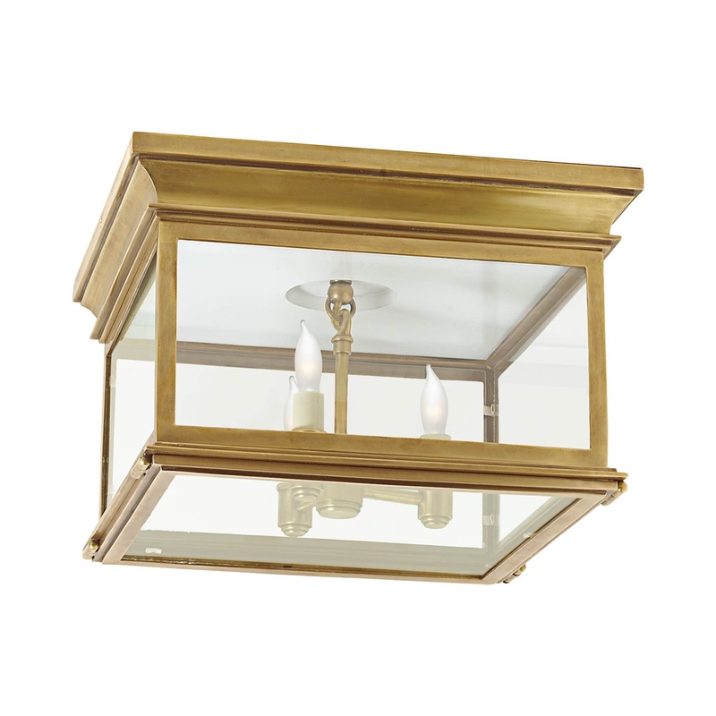 Club Square Flush Mount Ceiling Light
