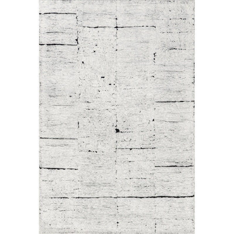 Davos Tiled Wool Rug | Ivory