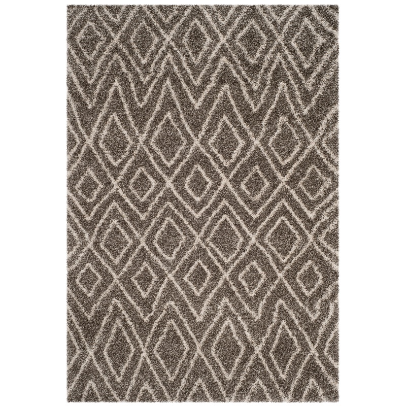 Hudson Shag SGH332B GREY / IVORY