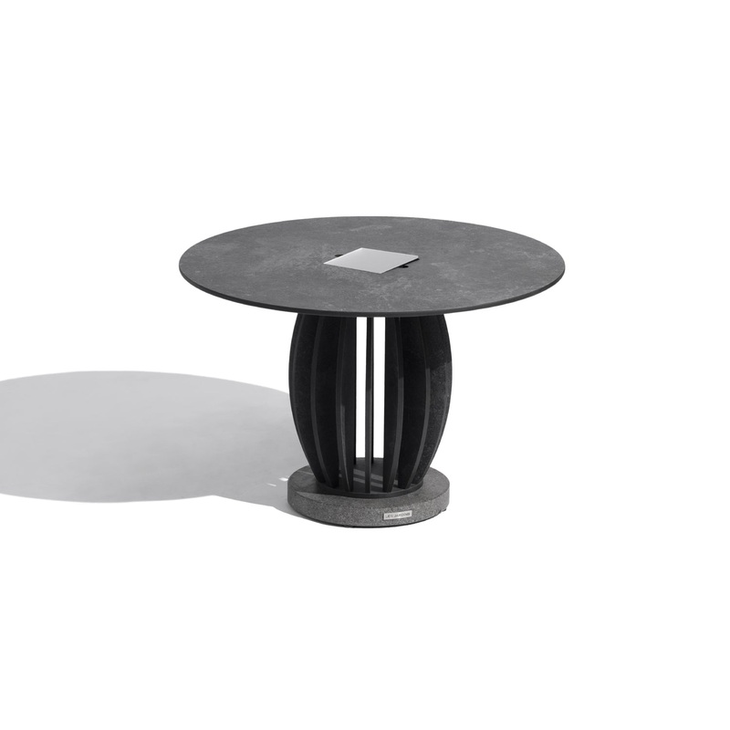 Les Jardins Pastek Outdoor Coffee Table with Solar Lighting