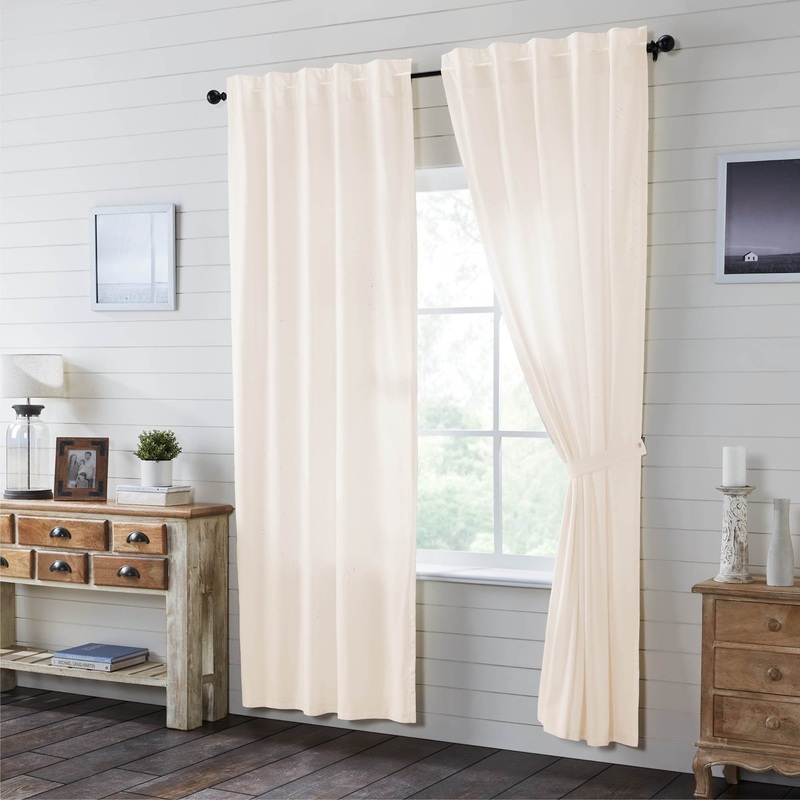 Simple Life Flax Antique White Panel Set of 2 96×40