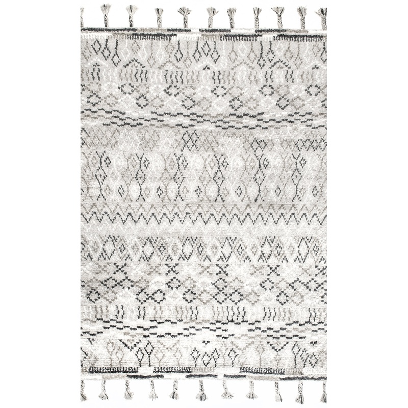 Tribal Tale Flatweave Rug | Grey