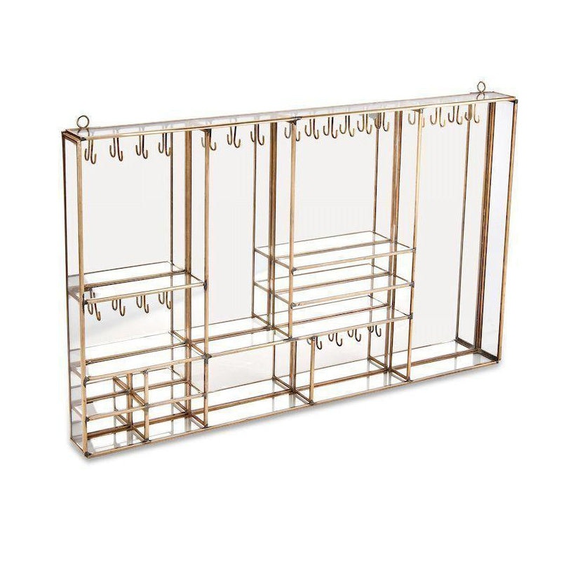 Bequai Wall Hung Jewellery Box – Antique Brass – Large
