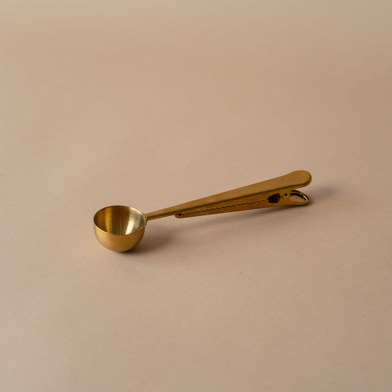 Gold Finish Coffee Scoop