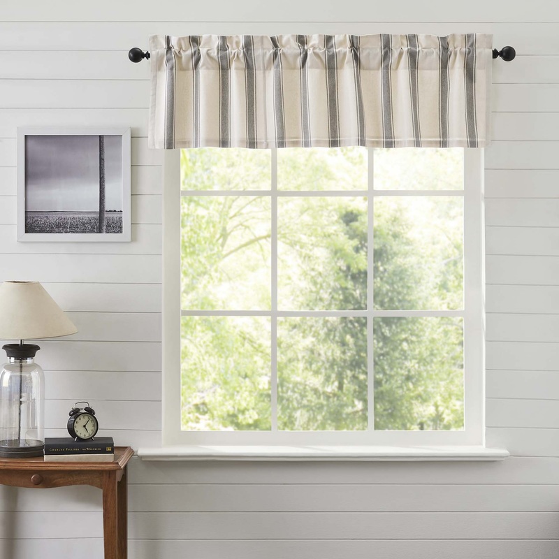 Grace Grain Sack Stripe Valance 16×60