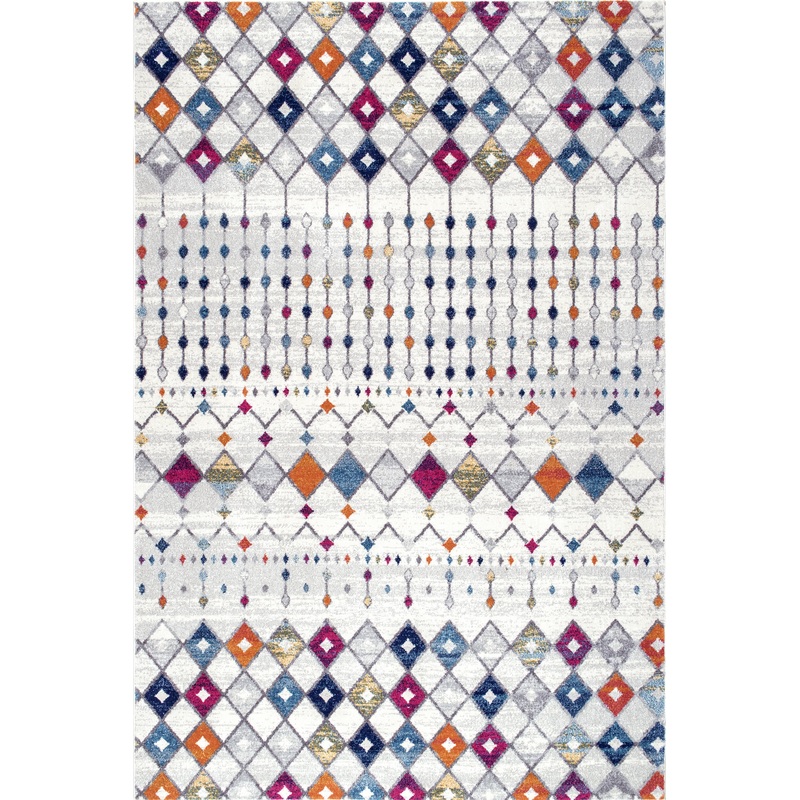 Moroccan Trellis Rug | Multicolor