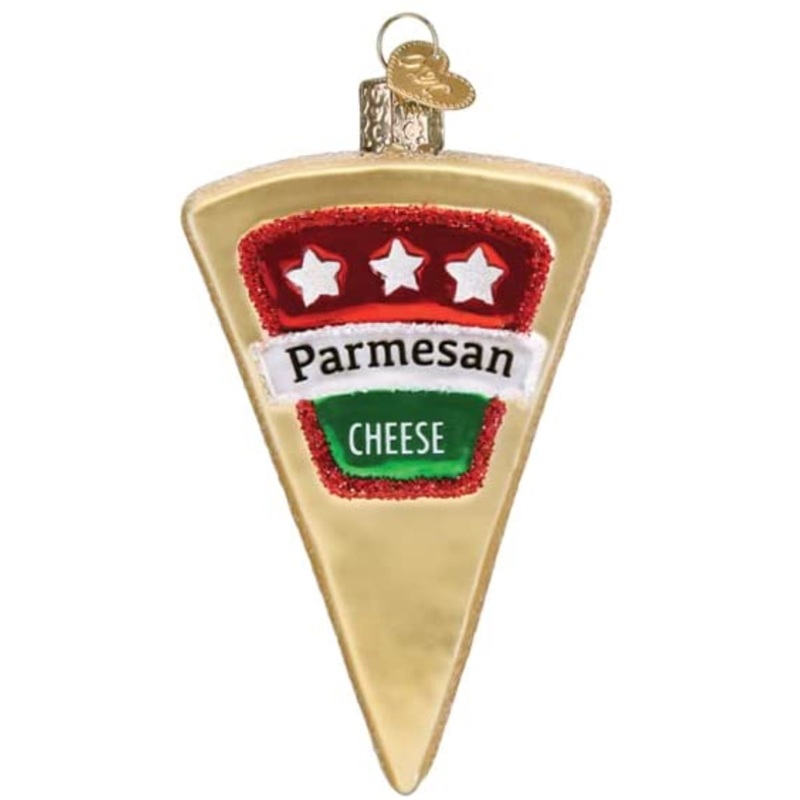 Old World Christmas Glass Blown Tree Ornament, Parmesan Cheese