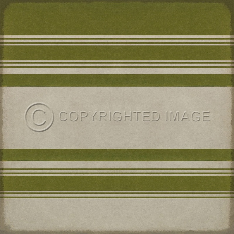 Pattern 50 Organic Stripes Green and White