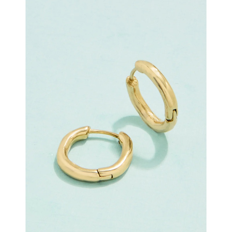 Splash Moonglade Hoop Earrings 15mm