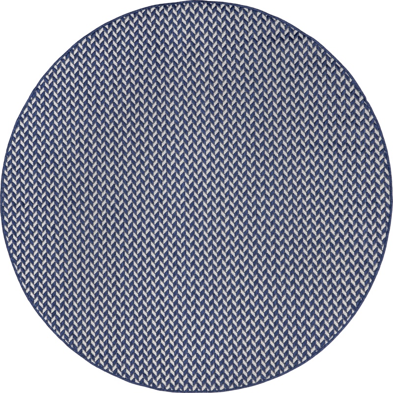 Taraji Herringbone Indoor/Outdoor Rug | Navy