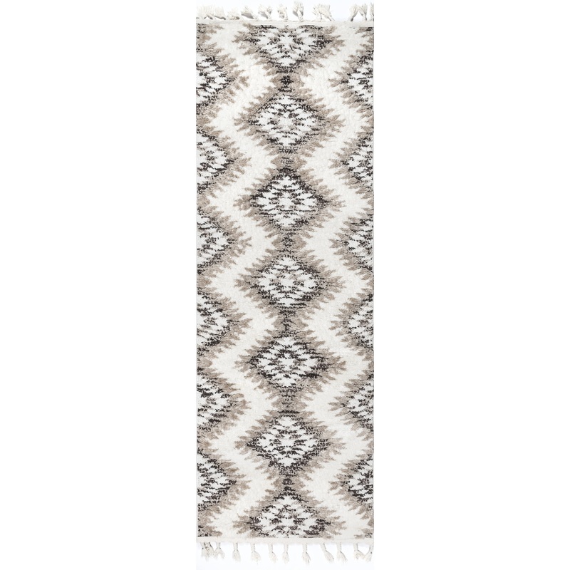 Valeria Aztec Textured Rug | Beige