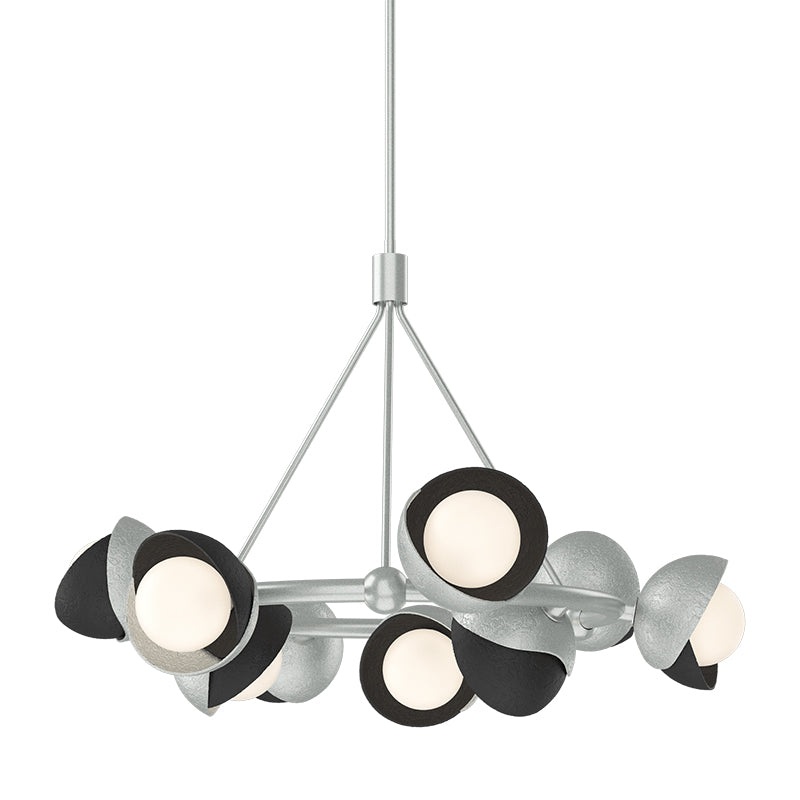 Hubbardton Forge 131068 Brooklyn 9-lt 32″ Pendant, Black Accent