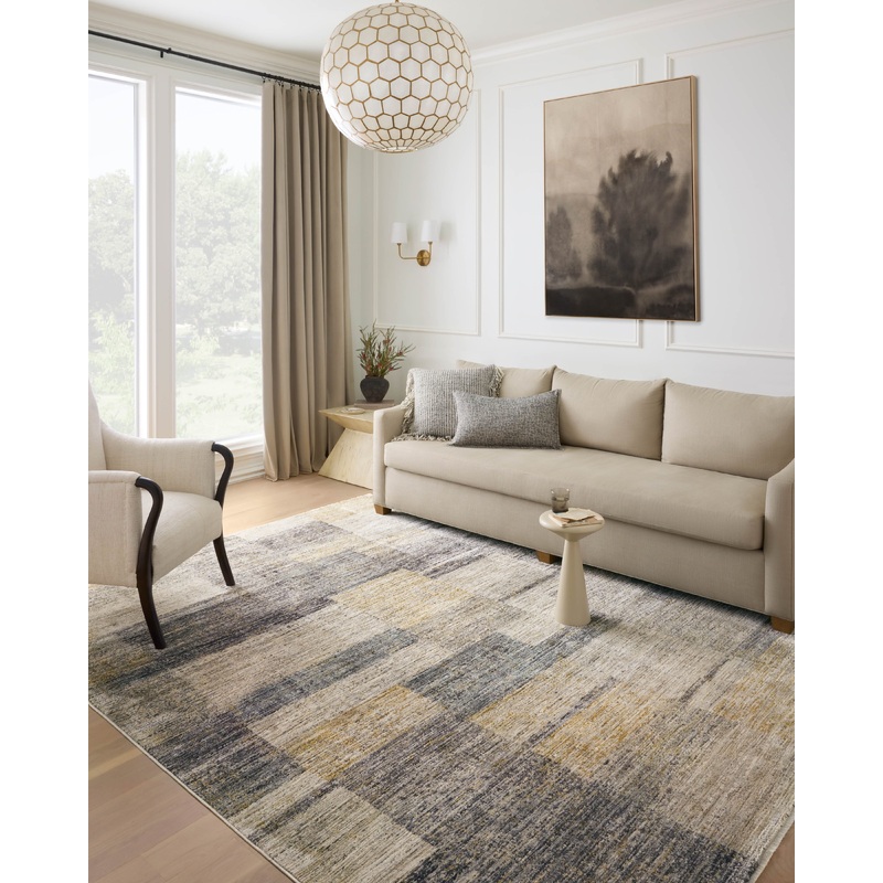 Loloi Soho Rug | Grey / Gold