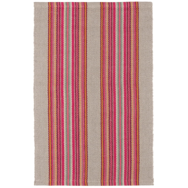 Road Runner Handwoven Indoor/Outdoor Rug | Pink