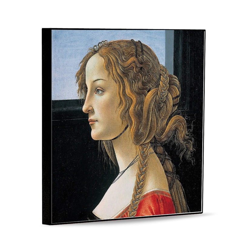 SUBLIMART: Affresco Panel Tile – Opera “Lady Simonetta Vespucci” portrait by Sandro Botticelli