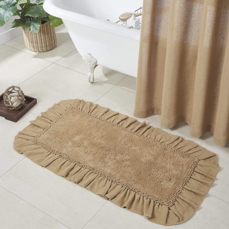Burlap Natural Bathmat 27×48