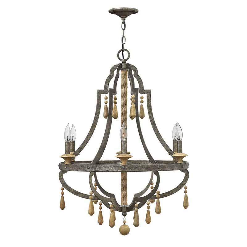 Fredrick Ramond FR42286 Cordoba 6-lt 26″ LED Chandelier