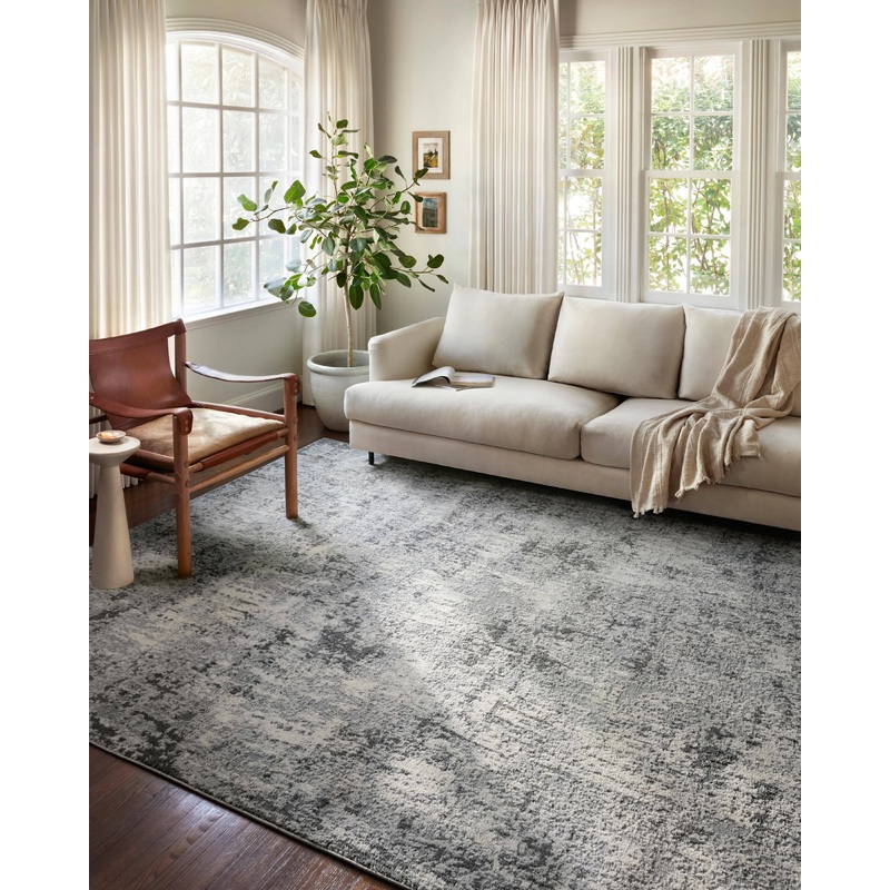 Loloi II Austen Rug | Pebble / Charcoal