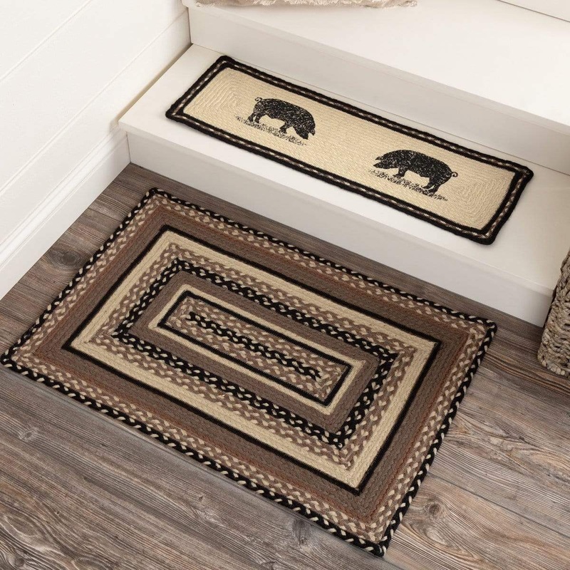 Sawyer Mill Charcoal Jute Rug Rect w/ Pad 20×30