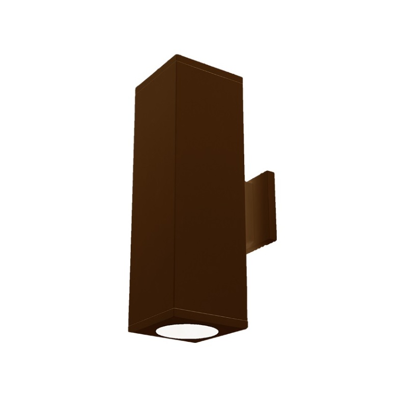 WAC DC-WE0622EM Cube Architectural 6″ 22W LED Extended Single Wall Mount with Emergency Backup Battery, Away From The Wall