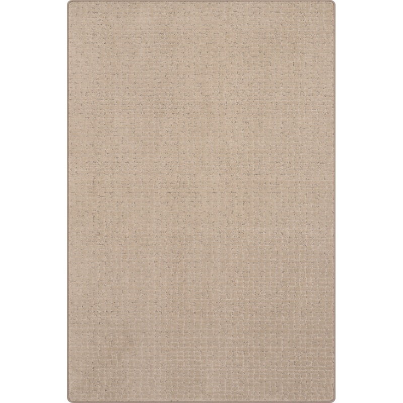 Chickadee Checked Custom Rug | Brown