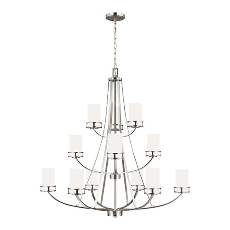 Generation 3121612EN3 Robie 12-lt 40″ LED Chandelier