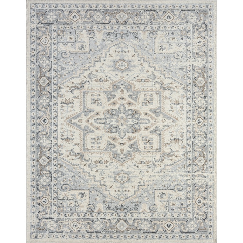 Tuscany-TUS12 Cut Pile Synthetic Blend Indoor Area Rug by Tayse Rugs