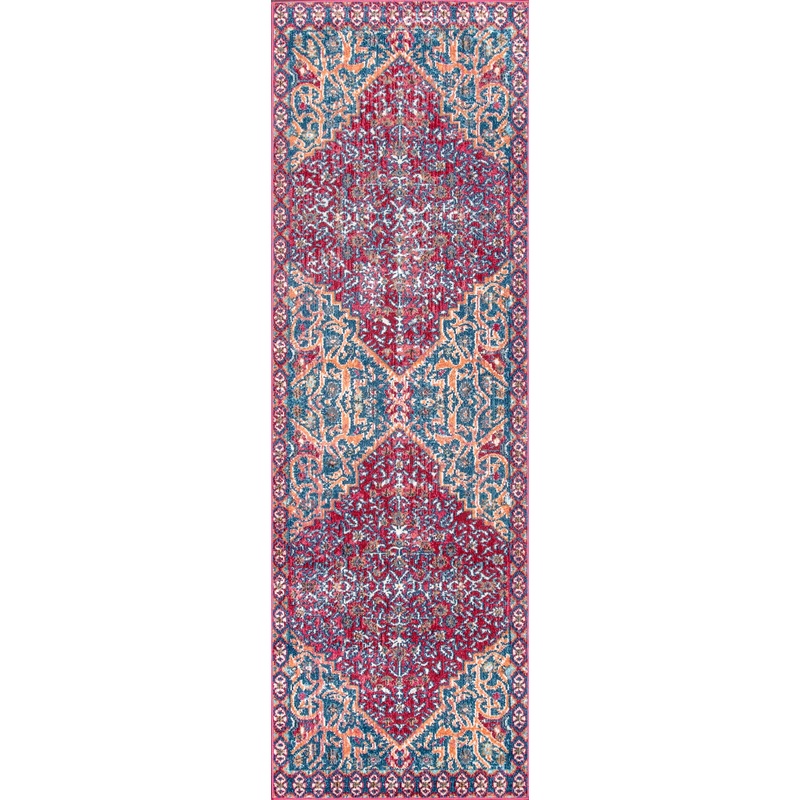 Vena Medallion Rug | Red