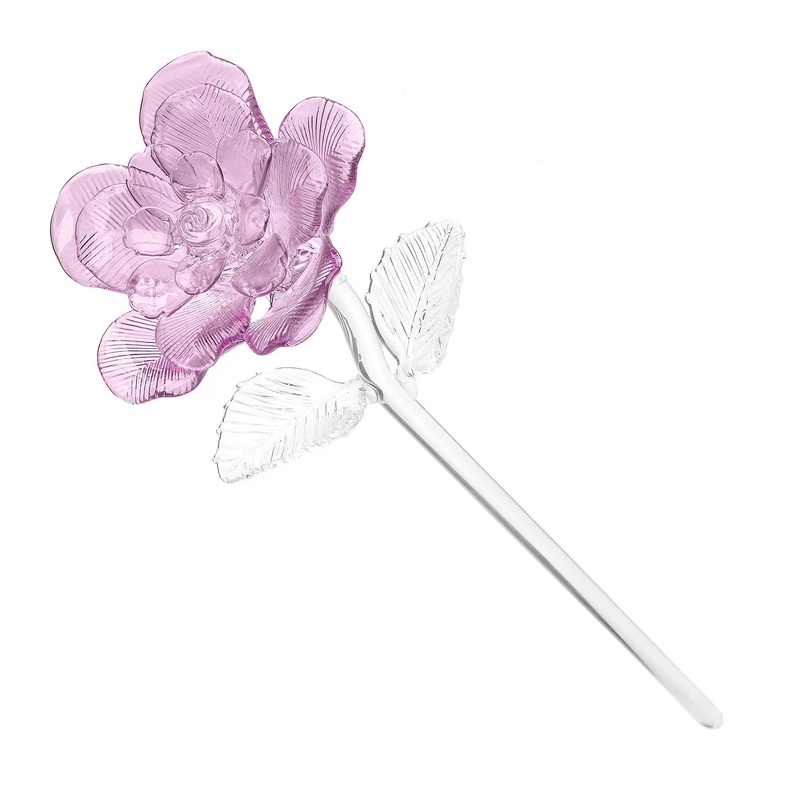 Waterford Crystal Fleurology Sculpted Rose, 14.5″