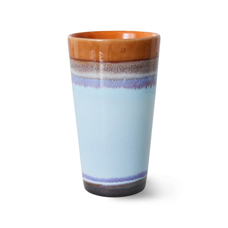 70s Ceramics Latte Mug Ash