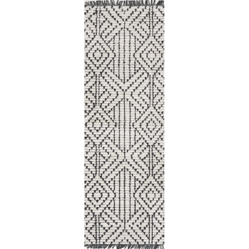 Amelia Double Diamond Rug | Beige